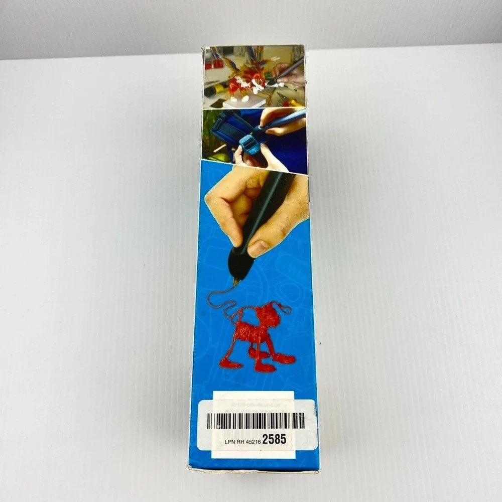 3Doodler Create 3D Printing Pen Powder Blue Aluminum Pen Kit *NO Strands* - Picture 3 of 10